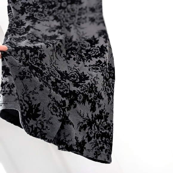 Black Brocade Dress - Picture 9 of 10